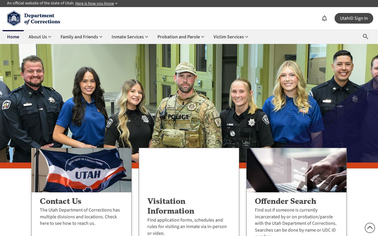 Kane County criminal custody search through Utah Corrections